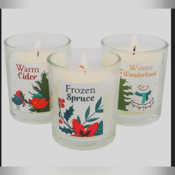 New Empire Candle Co 12 Days of Christmas Advent Calendar Votive Candle Set. - Picture 2 of 11